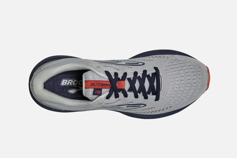 Brooks Glycerin 19 Road Running Shoes - Mens - Grey/Black - WV2615078
